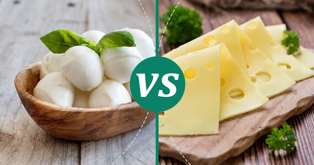 Swiss Cheese vs Mozzarella Cheese Nutrition Comparison