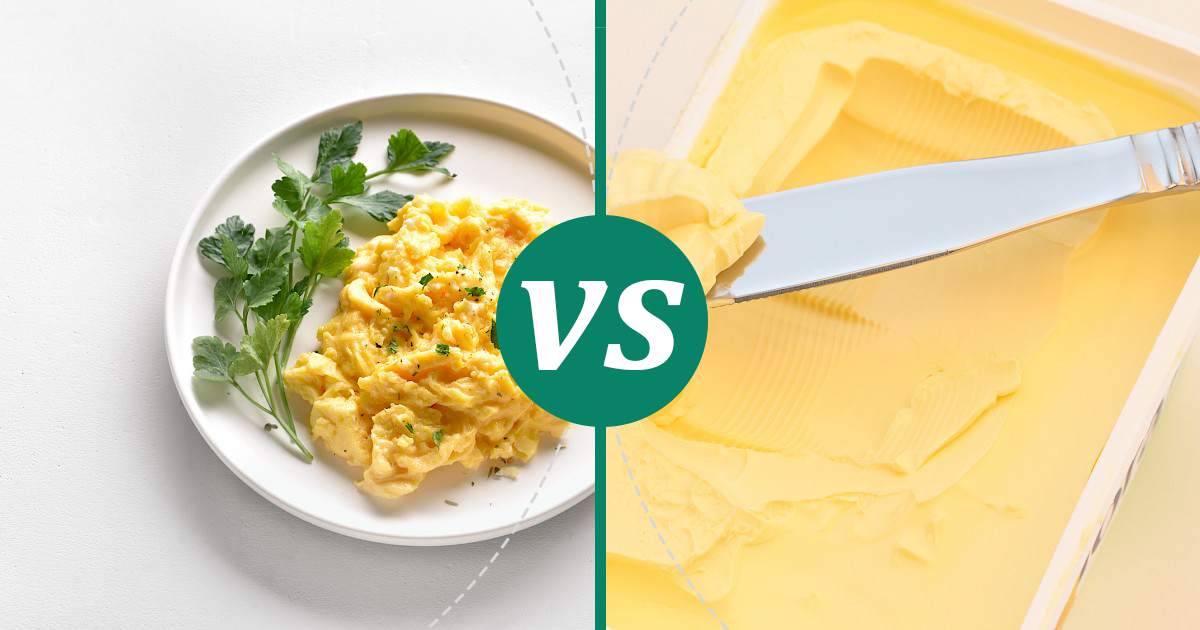 Margarine vs Scrambled Eggs Make Healthy Choices