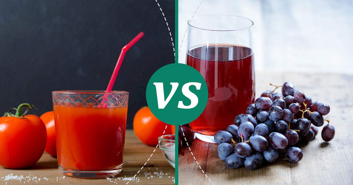 Grape Juice vs Tomato Juice Nutrition Guide