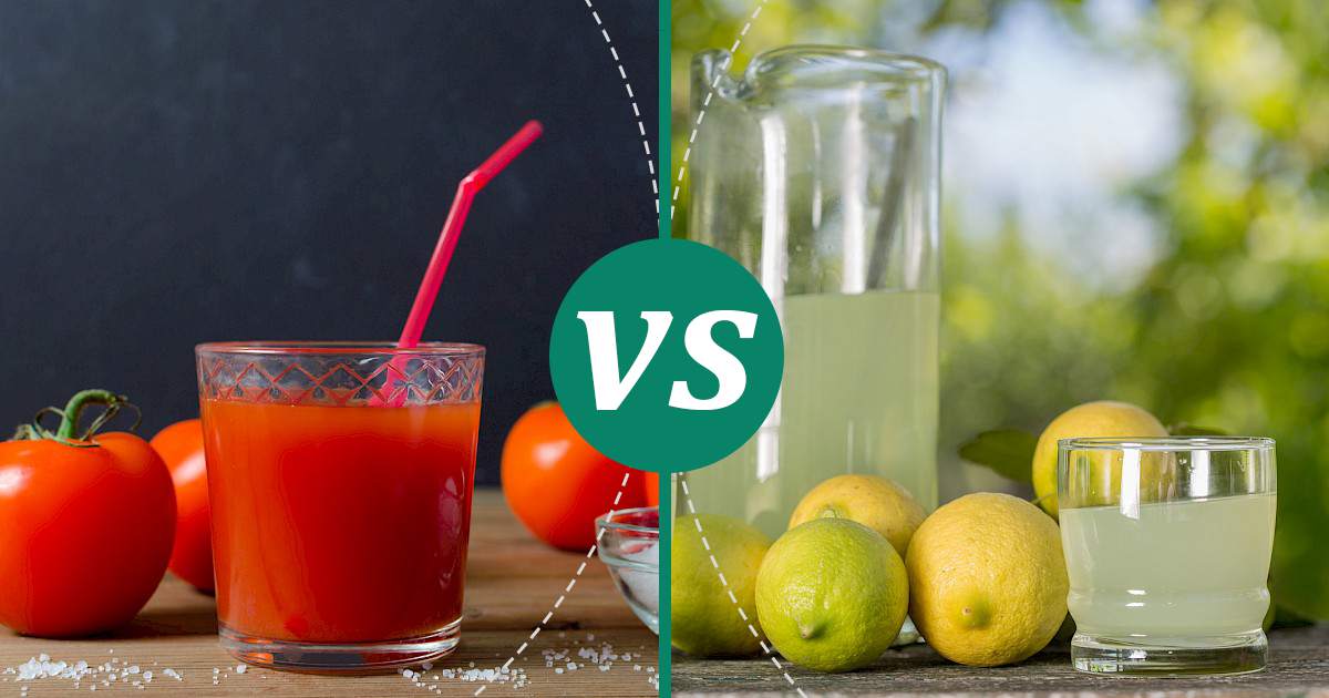 Lemon Juice vs Tomato Juice Health Insights