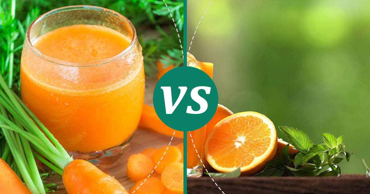 Orange Juice vs Carrot Juice Health Insights