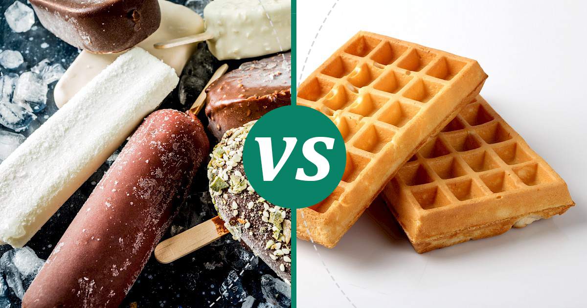 Waffle vs Ice Cream The Healthier Choice