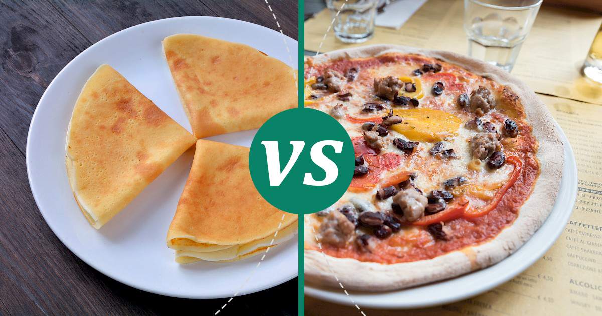 Pizza vs Pancake Nutrition Comparison