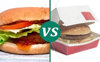 big mac vs mcchicken - calories, nutrition, weight