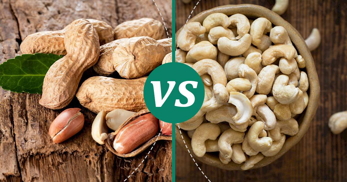 Cashew Nuts vs Peanuts Nutrition Showdown