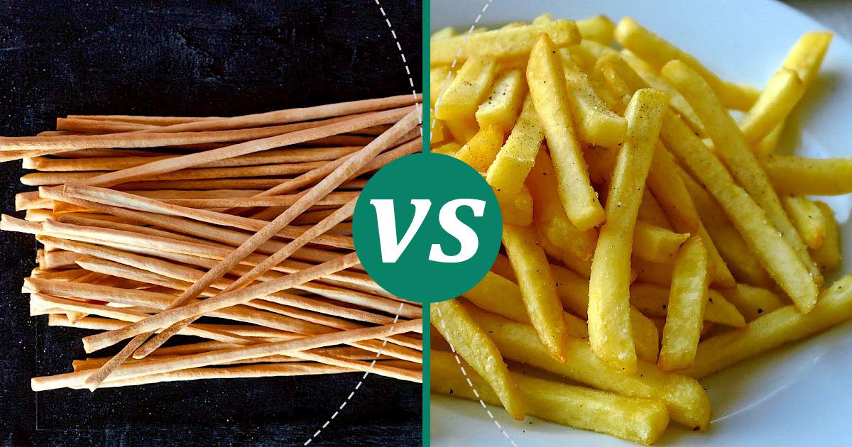 Fries vs Breadsticks The Healthier Choice