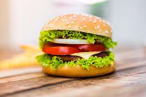 Hamburger - calories, kcal