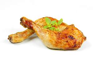 Rotisserie chicken thigh - calories, kcal