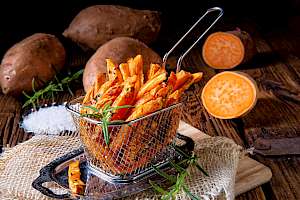 Sweet potato fries - calories, kcal
