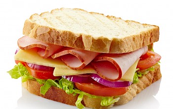 Turkey sandwich - calories, nutrition, weight