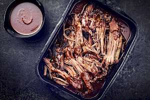Pulled pork in sauce - calories, kcal