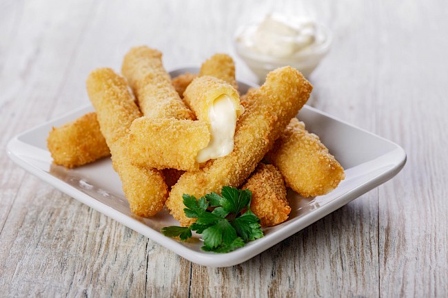 Mozzarella Cheese Sticks Calories and Nutrition (100g)