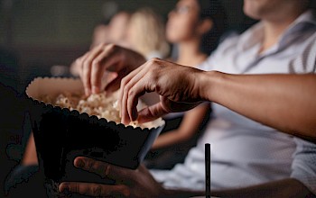 Movie Theater Popcorn with butter - calories, nutrition, weight