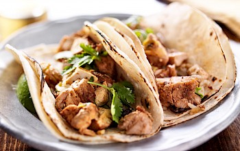 Tacos with chicken - calories, nutrition, weight
