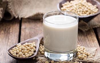 skimmed milk vs soy bean milk