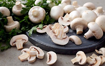 White mushrooms - calories, nutrition, weight