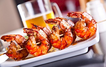 Grilled shrimp - calories, nutrition, weight