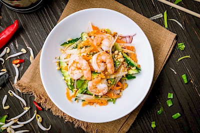 Shrimp salad - calories, kcal