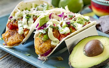 Fish taco - calories, nutrition, weight