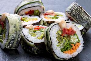 Vegetable sushi roll - calories, kcal