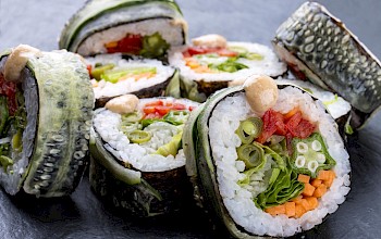 Vegetable sushi roll - calories, nutrition, weight