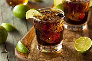 Rum and cola - calories, kcal