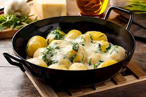 Gnocchi with cheese - calories, kcal