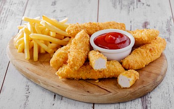 Chicken fingers - calories, nutrition, weight