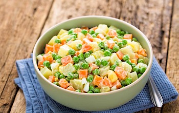 Pea salad - calories, nutrition, weight