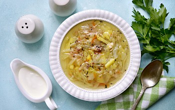 Cabbage soup - calories, nutrition, weight
