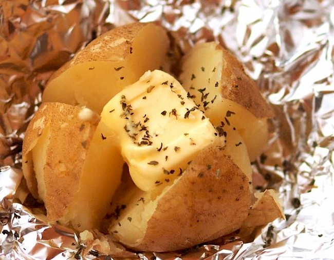 Baked Potato with Butter Calories and Nutrition (100g)