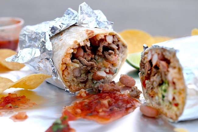 California Burrito Calories and Nutrition (100g)