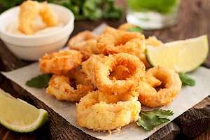Calamari rings - calories, kcal