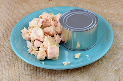 Canned chicken - calories, kcal