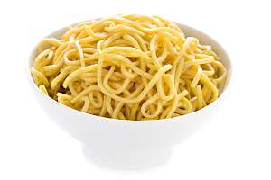 Cooked egg noodles - calories, kcal