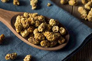 Dried mulberries - calories, kcal