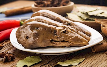 Boiled neck bone - calories, nutrition, weight