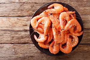 Boiled shrimp - calories, kcal