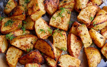 Roasted potato - calories, nutrition, weight