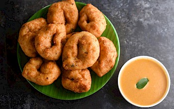 Fried dumpling (vada) - calories, nutrition, weight