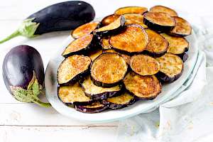 Fried eggplant - calories, kcal