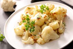 Cooked cauliflower - calories, kcal