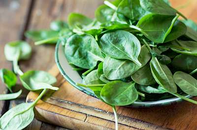 Spinach - calories, kcal