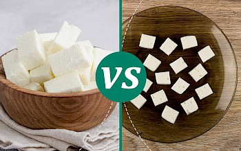 feta cheese vs paneer cheese - calories, nutrition, weight