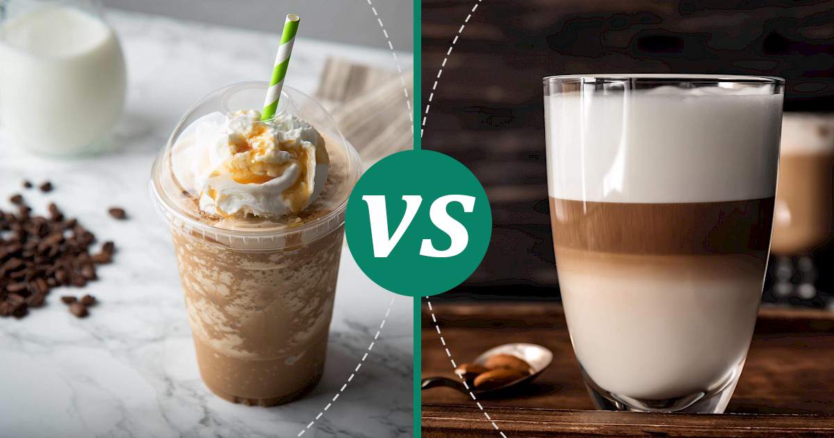 Latte Coffee vs Frappuccino Nutrition Showdown