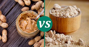 Peanut flour - calories, kcal, weight, nutrition
