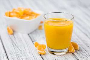 Mandarin juice - calories, kcal, weight, nutrition