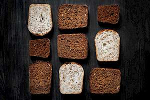 Dark bread - calories, kcal, weight, nutrition
