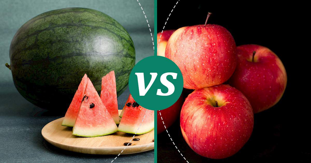 Apple vs Watermelon Nutrition Comparison